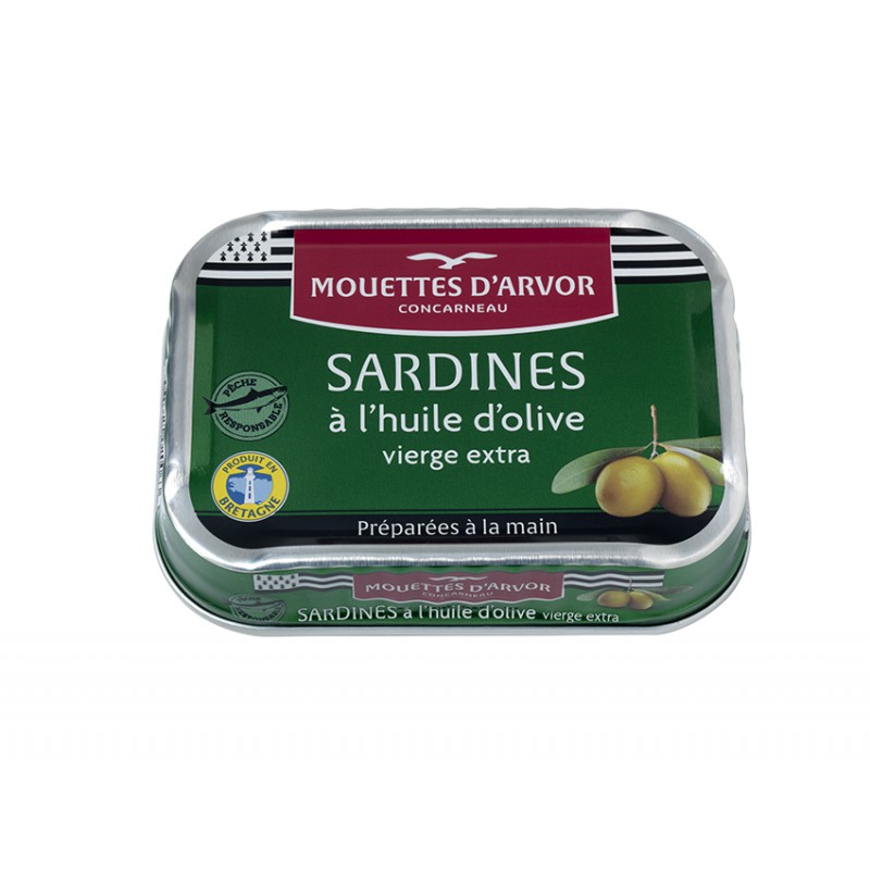 Sardines Huile d'Olive Vierge Extra